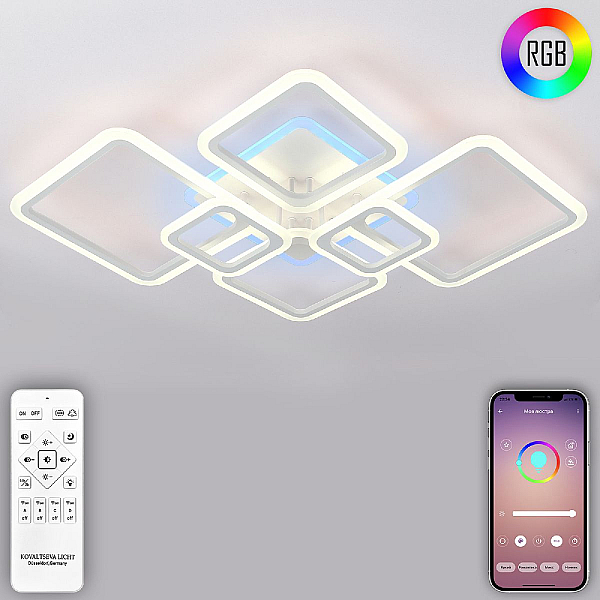 Потолочная светодиодная люстра Natali Kovaltseva Spektr LED LAMPS 81243