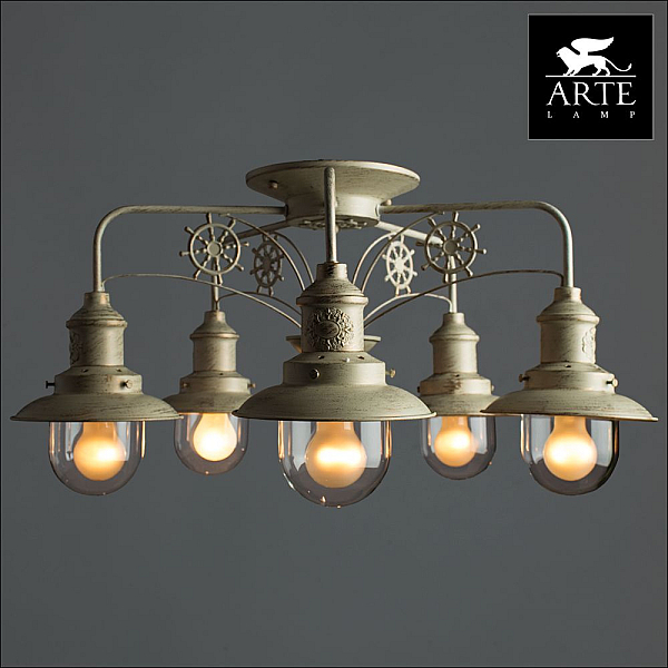 Потолочная люстра Arte Lamp Sailor A4524PL-5WG