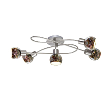 Потолочная люстра Arte Lamp Illusione A6125PL-5SS