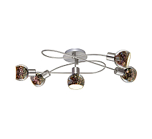 Потолочная люстра Arte Lamp Illusione A6125PL-5SS