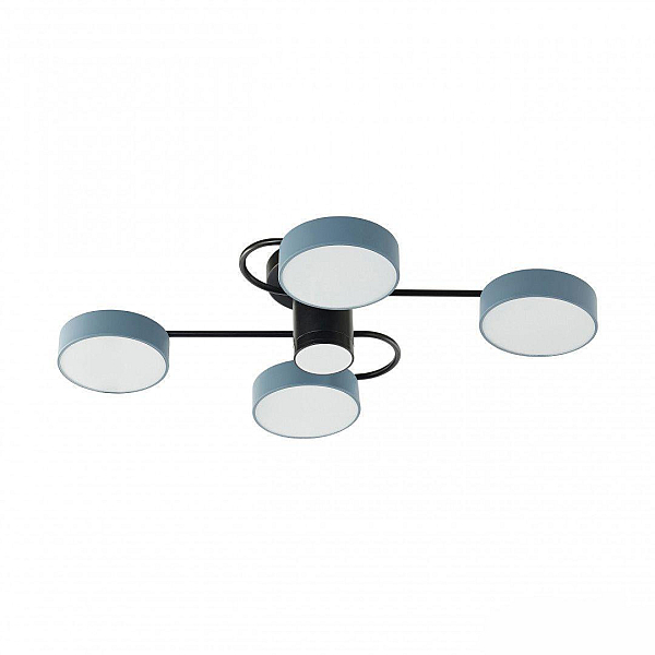 Потолочная светодиодная люстра Arte Milano Ferrara 253039/4+1 Bk/Gr