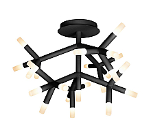 Потолочная светодиодная люстра iLedex Savage FS-017-X25 BK