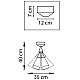 Потолочная люстра Lightstar Cone 757070