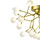Потолочная люстра Natali Kovaltseva GRACE 75126/6C GOLD SATIN