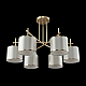 Потолочная люстра Crystal Lux Sergio PL6 Gold