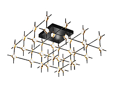 Потолочная люстра DeLight Collection Molecular MX18001067-36A black/gold