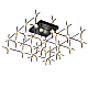 Потолочная люстра DeLight Collection Molecular MX18001067-36A black/gold