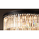 Потолочная люстра Delight Collection 1920s Odeon KR0387C-10B/P black/clear