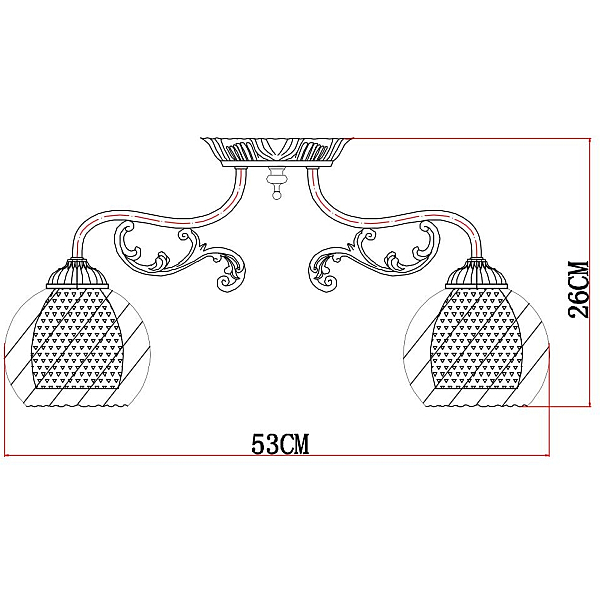 Потолочная люстра Arte Lamp A7062PL-3AB