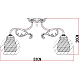 Потолочная люстра Arte Lamp A7062PL-3AB