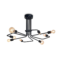 Потолочная люстра Ideal lux TRIUMPH PL8 NERO 242378
