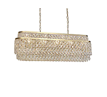Подвесная люстра Newport Tiffany 8530/120 C oval gold polished М0070717