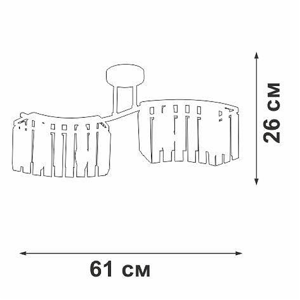 Потолочная люстра Vitaluce V5884-0/4PL