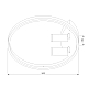 Потолочная люстра Eurosvet Luminari 90247/3 белый/хром Smart