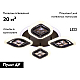 Потолочная светодиодная люстра Ambrella light Ice FA281