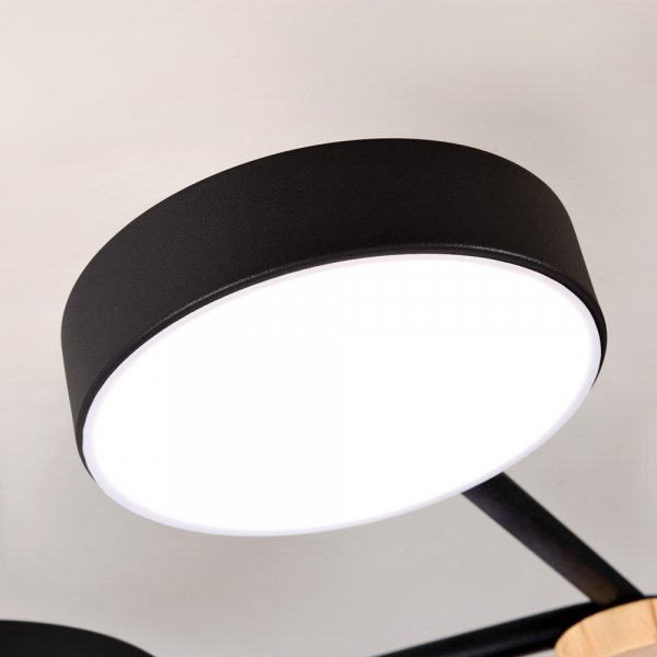 Потолочная люстра LED4U L3201-700 BK Потолочная люстра LED4U L3201-700 BK