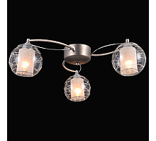 Потолочная люстра Natali Kovaltseva TWIN 75089/3C NICKEL, CHROME