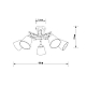 Потолочная люстра Arte Lamp GLASSY A5078PL-5BK