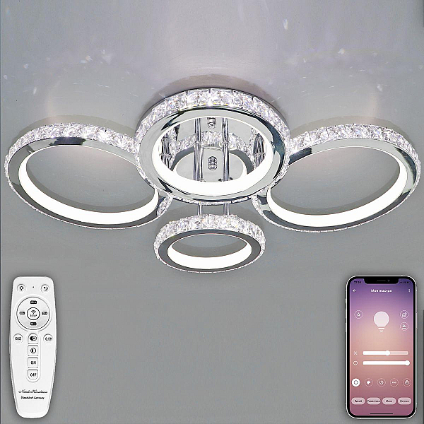 Потолочная светодиодная люстра Natali Kovaltseva Innovation Style 83009