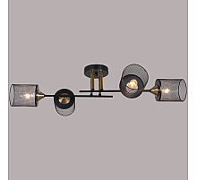 Потолочная люстра Reluce 38460-0.3-04 BK+COPPER