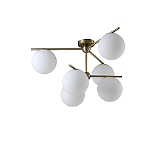 Потолочная люстра Crystal Lux FELIZ SP-PL6 BRONZE/WHITE
