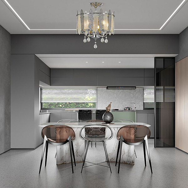 Потолочная люстра Arte Milano Sorrento 374309/5/80/380 CR