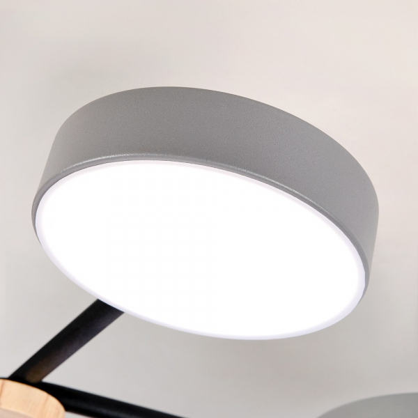 Потолочная люстра LED4U L3201-780 GR Потолочная люстра LED4U L3201-780 GR