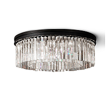 Потолочная люстра Delight Collection 1920s Odeon KR0387C-10B/P black/clear