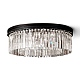 Потолочная люстра Delight Collection 1920s Odeon KR0387C-10B/P black/clear
