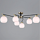 Люстра Illumico IL0638-6CSQ-24 AB BK LIBRA