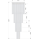 Потолочная люстра KUTEK FILAGO FIL-PLM-10(P)600/500