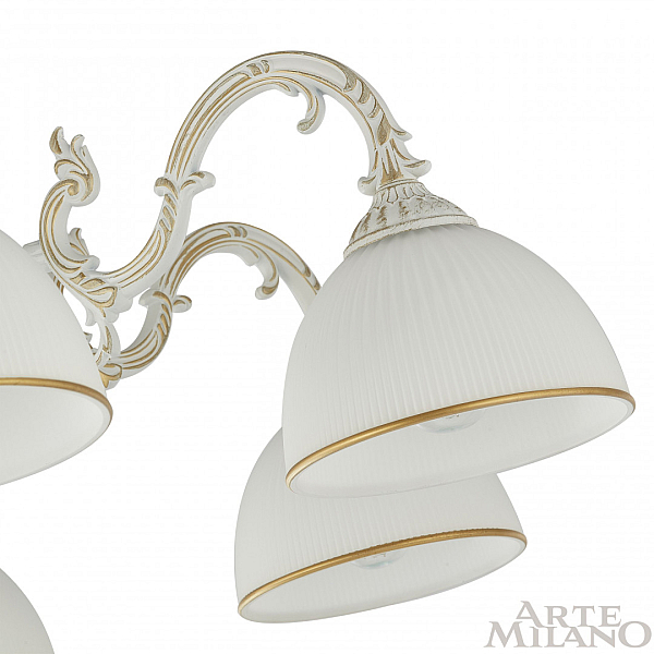 Потолочная люстра Arte Milano 346410/8 WT+G