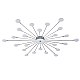 Потолочная люстра Escada STARFALL 2109/1 Chrome