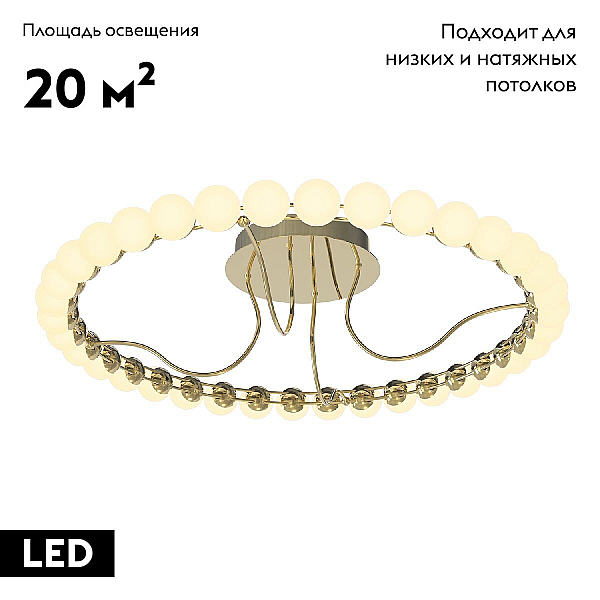Потолочный светодиодный светильник Favourite Helmet 4590-6C