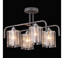Люстра на штанге Natali Kovaltseva 75066/4C STAIN SILVER