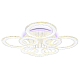 Потолочная светодиодная люстра Ambrella light Acrylica Original FA8854