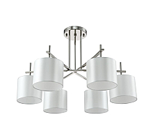 Потолочная люстра Crystal Lux Sergio PL6 Nickel