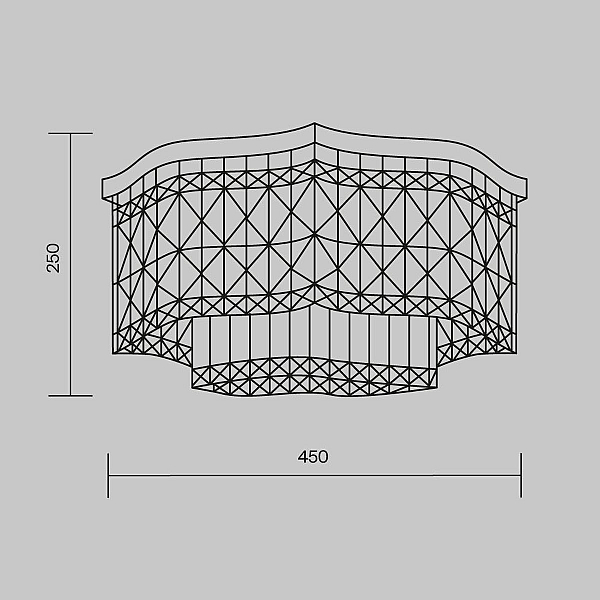 Потолочная люстра Maytoni Dune DIA005CL-06CH