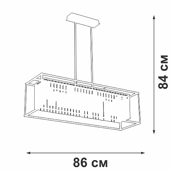 Подвесная люстра Vitaluce V5402-1/4PL