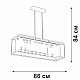Подвесная люстра Vitaluce V5402-1/4PL