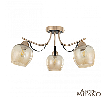 Потолочная люстра Arte Milano Amalfi 322306/3 FG+BK