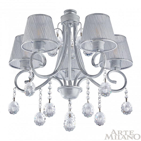 Потолочная люстра Arte Milano Amalfi 337146/5 WT+SL
