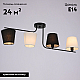 Потолочная люстра Illumico IL8134-4COU-79 BK Beti