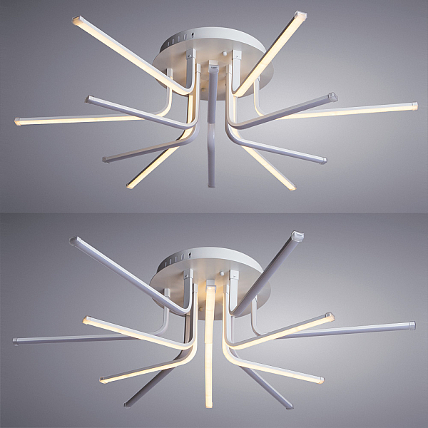 Потолочная светодиодная люстра Arte Lamp Stick A6207PL-12WH