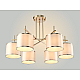 Потолочная люстра Crystal Lux Sergio PL6 Gold