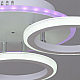Потолочная люстра Reluce 06319-3.3-03 WH+CR (RGB)