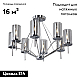 Потолочная люстра Vitaluce V3915/8