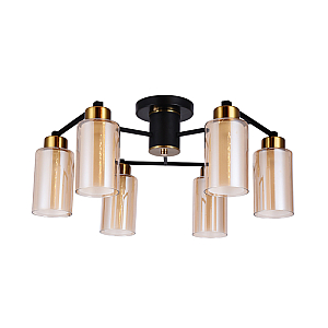 Потолочная люстра Arte Lamp Leo A7027PL-6BK