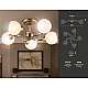 Потолочная люстра Ambrella light Traditional TR3064