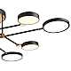 Потолочная люстра Natali Kovaltseva LED LAMPS 81102/6C BRASS BLACK